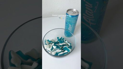 GUMMY SHARK ENERGY ✨🦈🩵 #gummyshark #alani #obsessed #viral #frozen