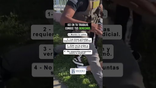 🚨 ICE EN TU TRABAJO: CONOCE TUS DERECHOS 🚨