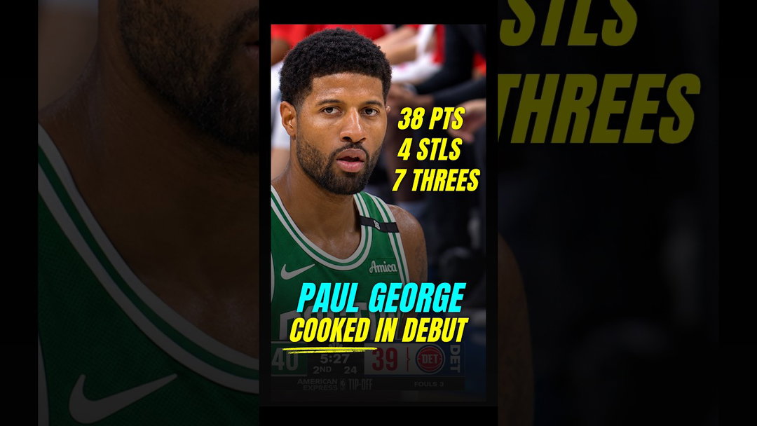 Paul George WENT OFF in his debut😳🔥