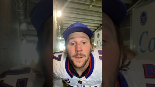 BUG DUBS (ft. a nose check) 😂 #joshallen #billsmafia #shorts #celly #celebration