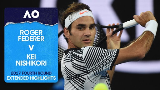 Roger Federer v Kei Nishikori Extended Highlights | Australian Open 2017 Fourth Round