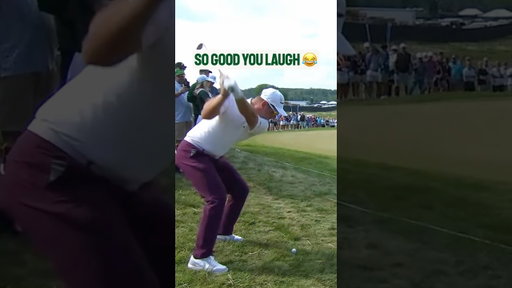 INSANE Flop Shot from Lucas Herbert 😲  #livgolfvirginia