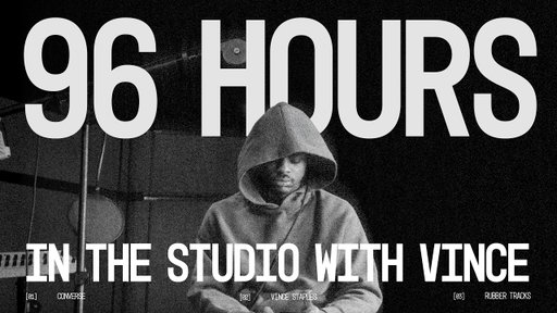 Inside Vince Staples’ latest studio session at Rubber Tracks.