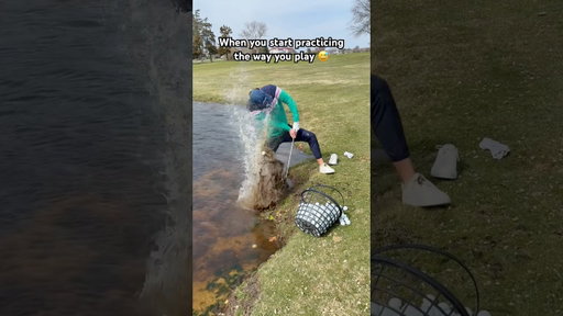 Best practice routine for bad golfers 😅 #shorts #golf