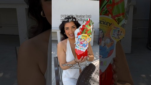 give ur Italian girlfriend un uovo di pasqua this easter 🐣😅#comedy #easter #uovodipasqua #kinder