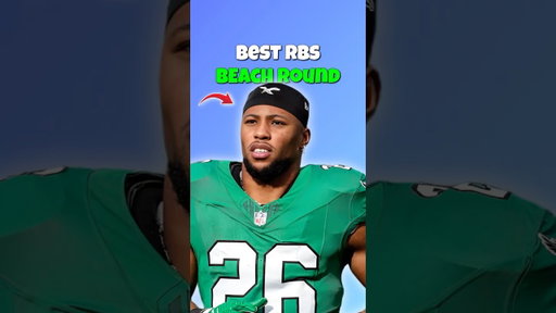 Best RBs In Each Round Of Fantasy Football