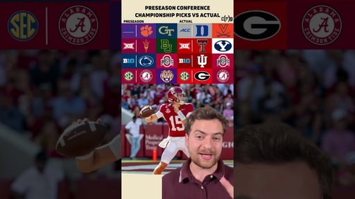 What conference champion surprised you the most this year?
