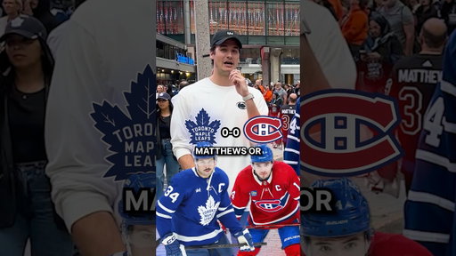 Toronto Maple Leafs vs Montreal Canadiens Player Battle