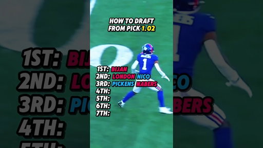 How To Draft From Pick 1.02 in Fantasy Football 🚀