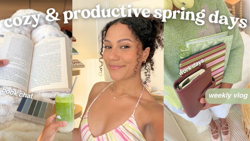 spring days in my life🌷 daily to do's, grocery shopping & cozy time!