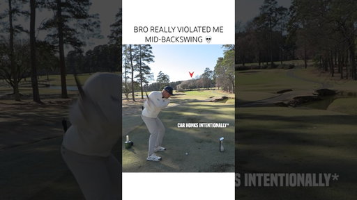 A Random Guy Honked During My Backswing #brysondechambeau #golf #prank