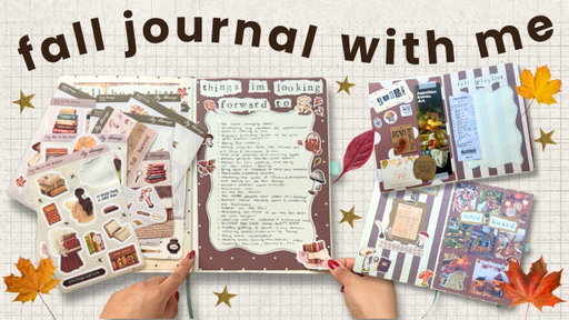 JOURNAL WITH ME 🍂 My finished fall journal pages + 5 ways to make journaling extra cozy