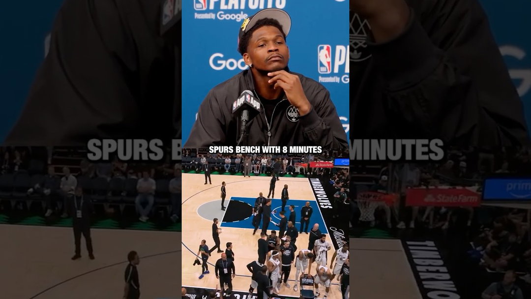 Ant explains why he dapped up the Spurs early