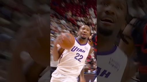 DARRYN drops 23 and POSTERIZES defender 😱🤯 #utahjazz #darrynpeterson #nbahighlights #nba #vegas