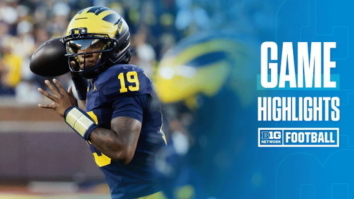 New Mexico at Michigan | HIGHLIGHTS | Big Ten Football | 08/30/25