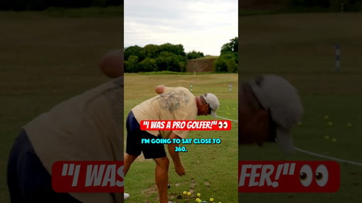 A PRO GOLFER from the 80s… said he hits his driver over 260 IN THE AIR!