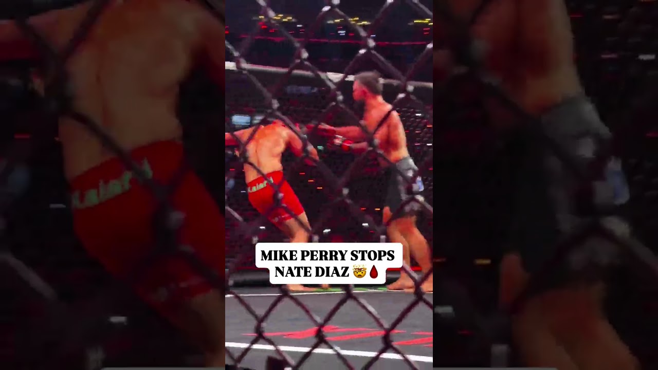 MIKE PERRY STOPS NATE DIAZ 😳🩸