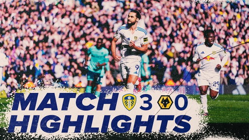Justin overhead kick goal! | Leeds United 3-0 Wolves | Premier League highlights