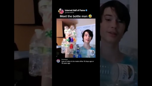 Meet the bottle man 🤣 (@josiah5855)