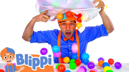 Learn Colors with Ball Pit Balls! | Blippi’s Color Learning Course: Ball Pits, Toys & Rainbow Fun!