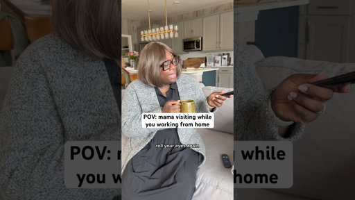 Mama visiting while you working from home. #comedy #corporatelife #workhumor #9to5life