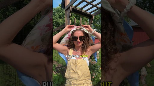 Scarf Hairstyle in Under 60 Seconds
