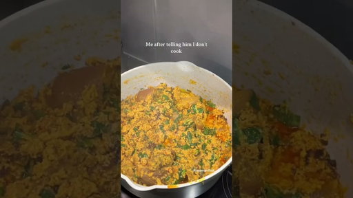Made my favorite Nigerian comfort food immediately after.