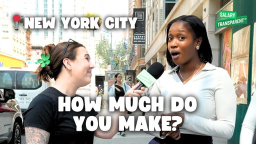Asking People in NYC How Much They Make? Salary Transparent Street