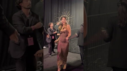 And the crown goes to…Lily Aldridge.