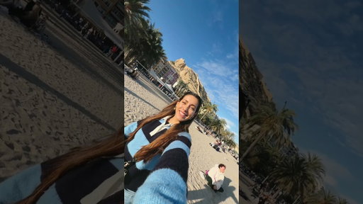 Alicante en enero 🇪🇸15 grados y un sol hermoso ! 🎉 #spain #españa #alicante