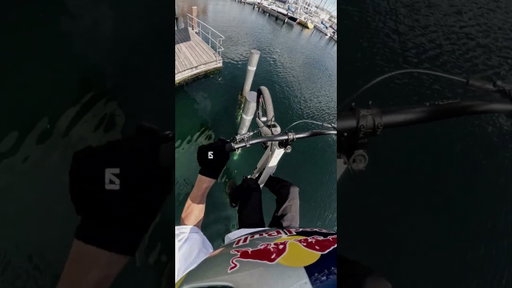 He’s Riding On One Wheel… Over Water 😳