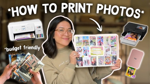 The BEST ways to print photos for your journal (FREE, Affordable & Investment Options)