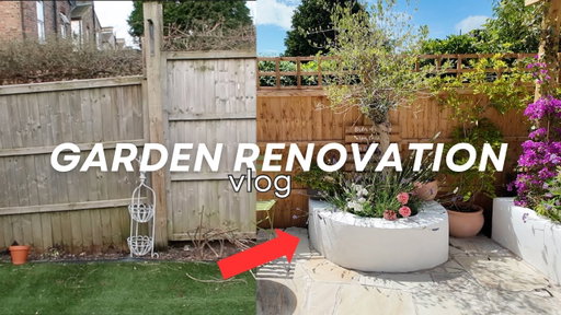 OUR LONDON GARDEN RENOVATION (Greek inspired) VLOG