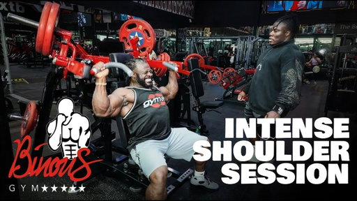 My Shoulder Exercises for a Pro-Level Look | Workout at Binous Gym 💥