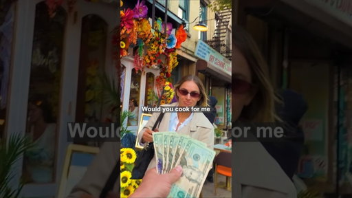 Paying strangers to cook for me #cookingchallenge #cookforme #cooking #newyork