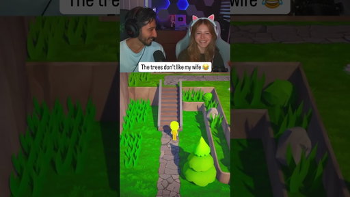 She just trynna get outta the woods #treeshateyou