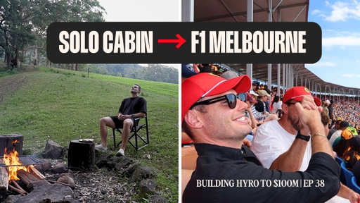 Off Grid Cabin to the F1 (While Building a $100M Brand) | Building Hyro EP38