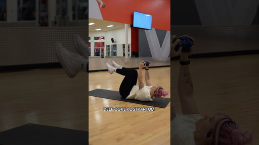 Deep core workout for my ladies! I’m 7 months postpartum and absolutely loving these exercises!