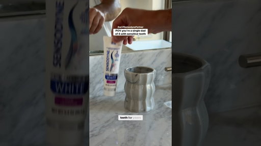 Keep your morning coffee AND a brighter smile with Sensodyne Clinical White.