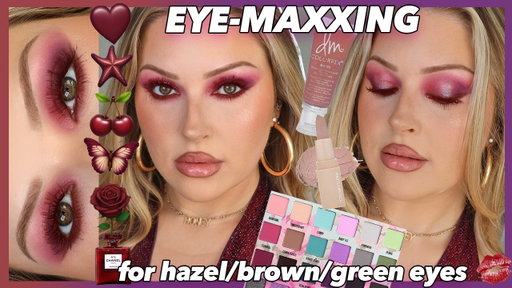 EYE-MAXXING for hazel, brown and green eyes 👁️ full face tutorial
