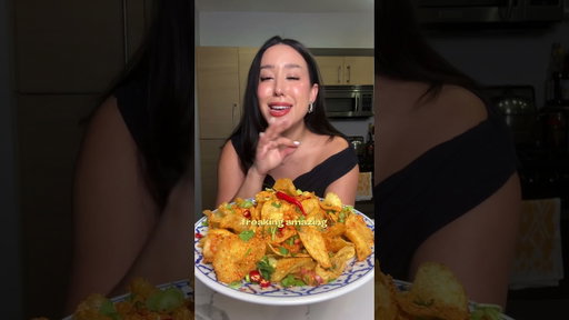 laab potato chips (recipe in comments) #thai #laos #easyrecipe #thaifood