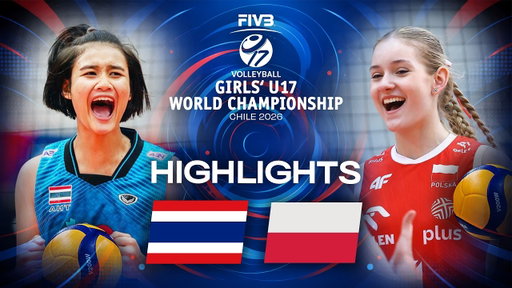 Thailand 🇹🇭 vs. Poland 🇵🇱 | Round of 16 | Girls' U17 World Championship 2026
