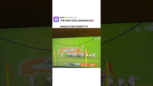 DID THIS GO IN!?!?!?😲 #thursdaynightfootball