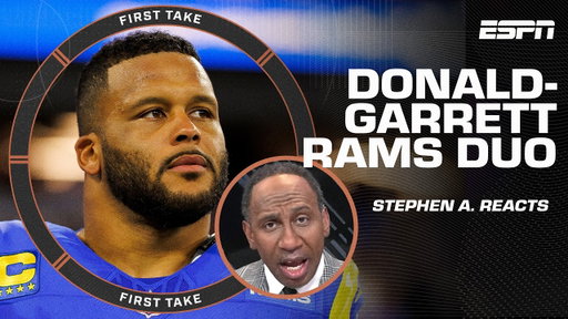 FRIGHT NIGHT 😨 Stephen A. reacts to the Rams' Aaron Donald-Myles Garrett duo | First Take