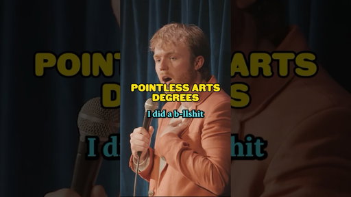 Doing a pointless arts degree #standupcomedy