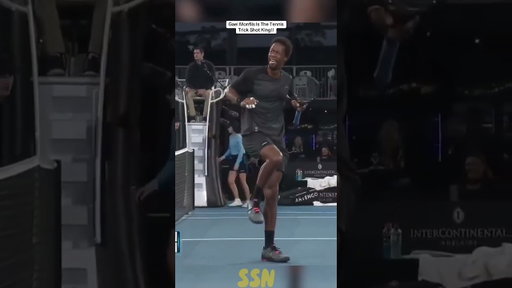 Gael Monfils Is The Tennis Trick Shot King!!