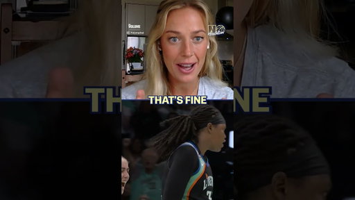 Sophie talks about Angel Reese #wnbaplayoffs #wnba #atlantadream