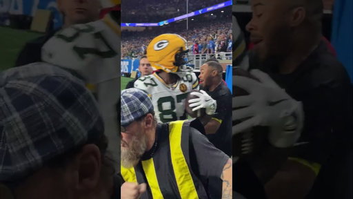 Chill guy getting a chill touchdown