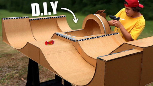 D.I.Y Cardboard MEGA Fingerboard Park
