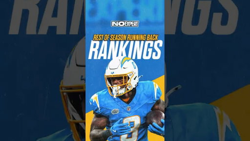 Rest of Season Fantasy Football RB Rankings #fantasyfootball #fantasyfootballtips #nfl